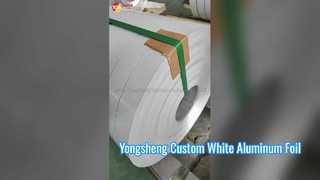 Yongsheng Custom White Aluminum Foil